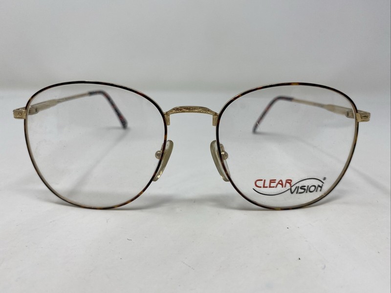 Clear Vision MALIBU II MAGIC 56-19-140 Demi Amber Full Rim Eyeglasses Frame 3526