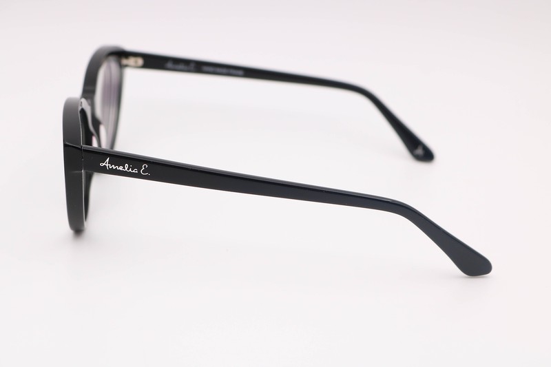Amelia E Marcia Black Cat Eye 35-002751 Eyeglasses Frames 51-19-140 gallery