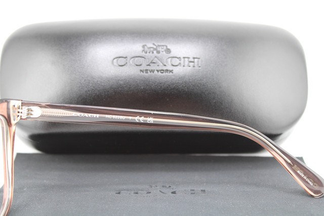 NEW COACH HC 6226U 5779 TRANSPARENT BROWN GREY AUTHENTIC EYEGLASSES 54-16 gallery