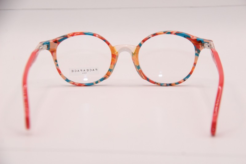 FACE A FACE YAYOI 2 COL 9542 BLUE RED PINK AUTHENTIC EYEGLASSES 46-20 gallery