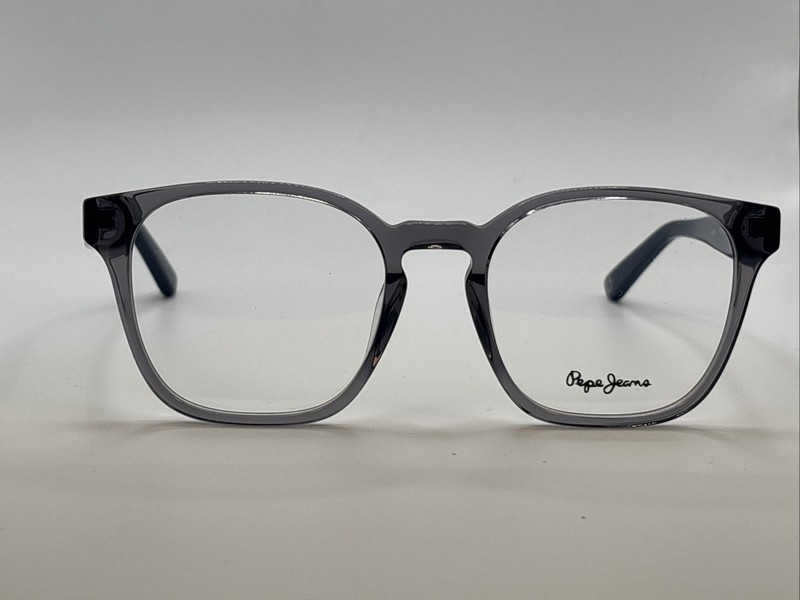 Pepe Jeans Geralt PJ3514 988 51/19-145 Mens Transparent Grey Full Rim Eyeglasses gallery