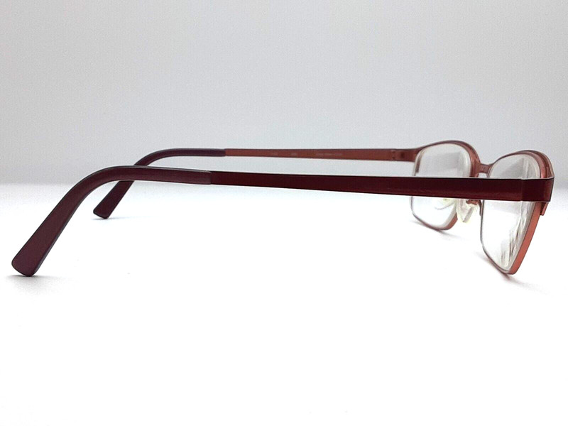 TI Flex 2103 604 Titanium, Shiny Wine Coral Eyeglass Frames 52 16 135 8/F10 gallery