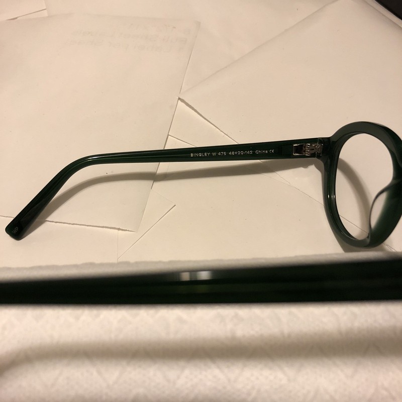 Warby Parker Eyeglasses Frames 475 Bingley W 48-20-142 Dark Green gallery