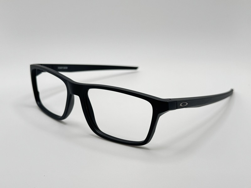 NEW Oakley Port Bow OX8164-0157 Satin Black/Gunmetal Icons Eyeglasses Frames