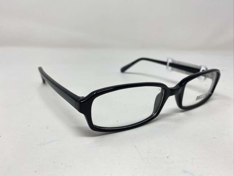 Bella Eyewear 509 090 50-19-140 Black Plastic Full Rim Eyeglasses Frame I522 gallery