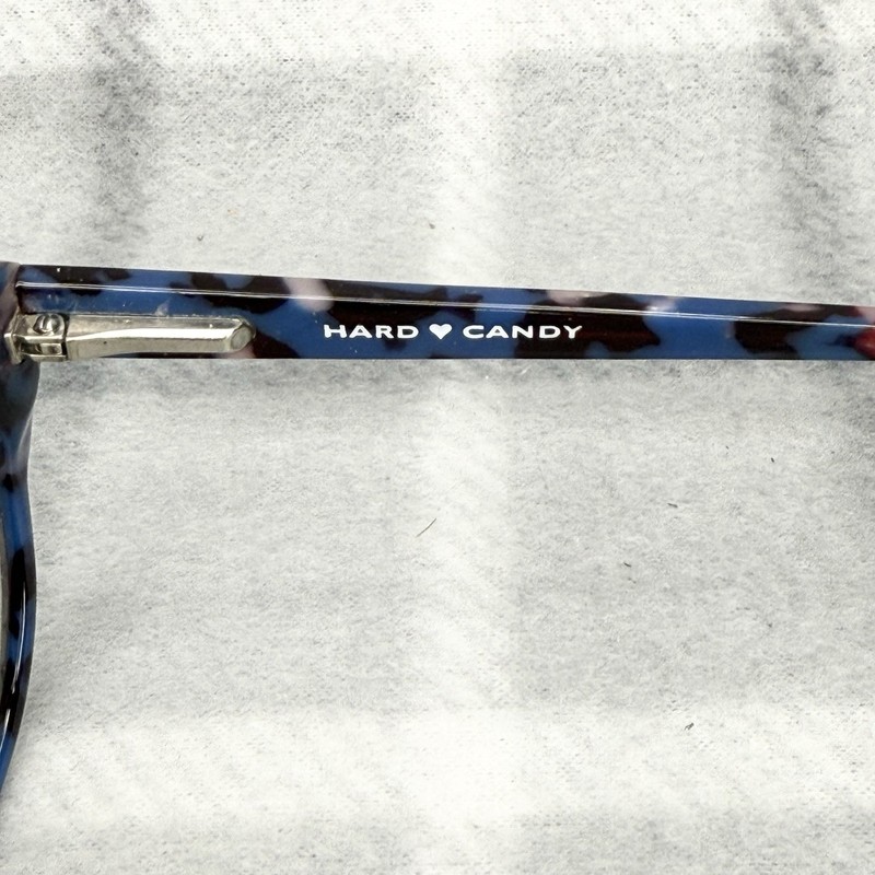 Hard Candy Eyeglasses Round HC26 TTBLU Blue Black Pink Tortoise 48-21 140 gallery