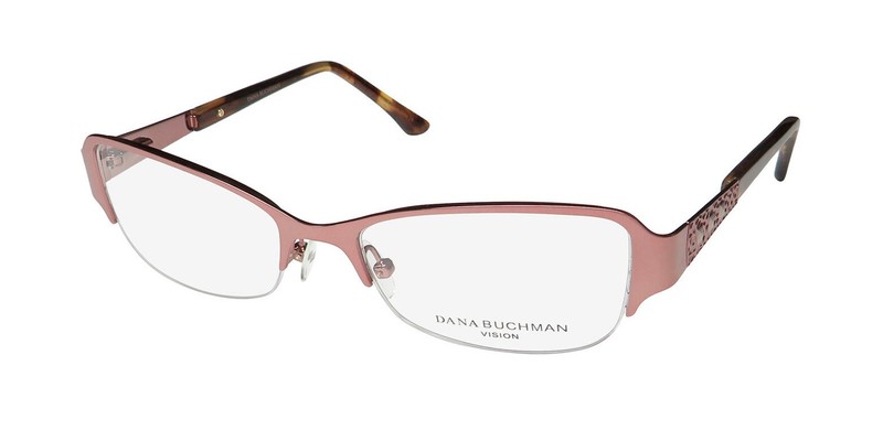 NEW DANA BUCHMAN KATHLEEN EYEWEAR METAL & PLASTIC 51-17-130 BR WOMENS BROWN