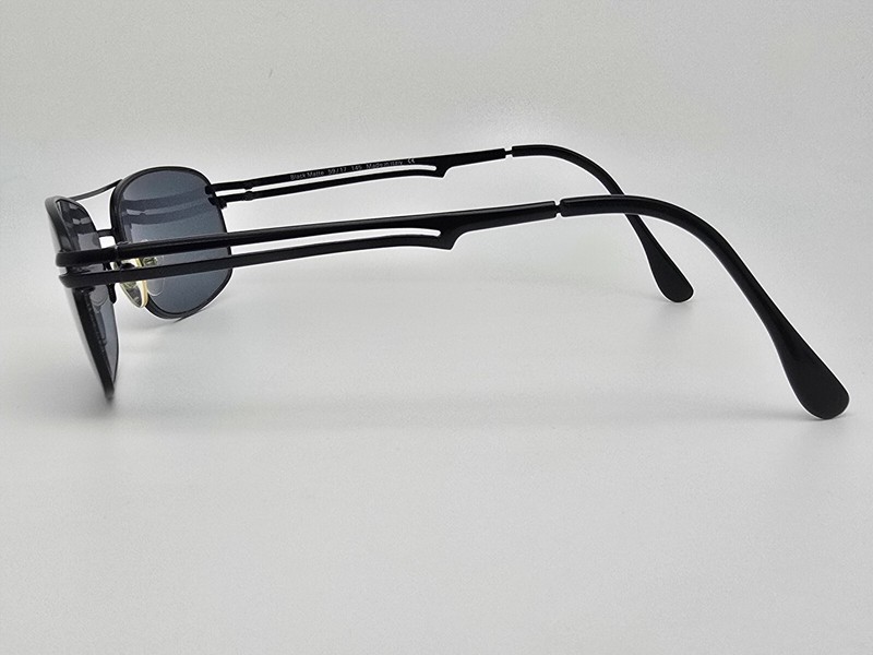 Kirkland Signature Columbia 688062 Black Aviator Eyeglasses Frame w/ Case Italy gallery