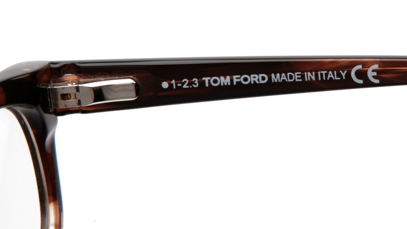 NEW TOM FORD TF 5184 047 Brown Marble EYEGLASSES FRAME 52-18-135mm B32mm Italy gallery