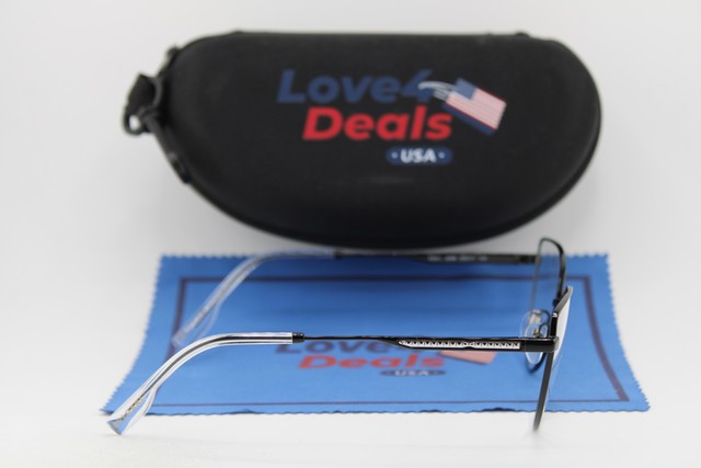 NEW BVLGARI BV 2241 2066 BLACK GUNMETAL CLEAR AUTHENTIC EYEGLASSES 53-17 gallery