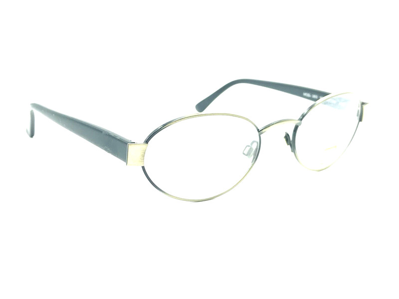 See You by METZLER Mod.360 302 Black Gunmetal Oval Eyeglasses Frames 51-20 140