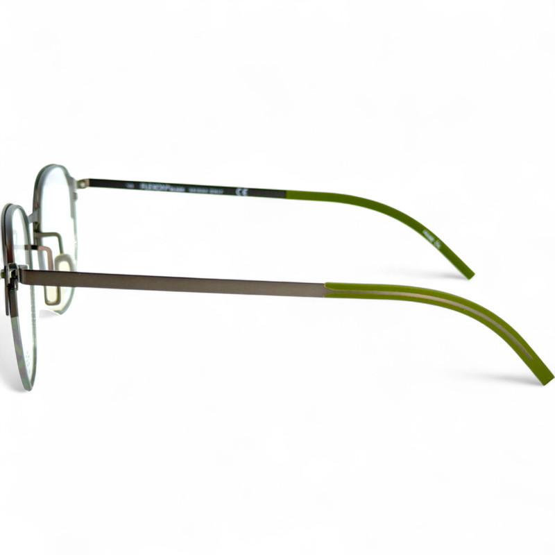 Flexon B2032 Mens Metal Eyeglass Frame 033 Gunmetal 52-20 Flexible Titanium gallery