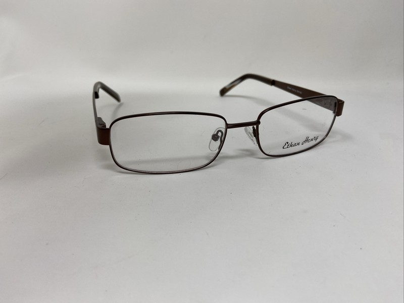 ETHAN HENRY EH145 CHESTNUT BROWN 56/17/140 FLEX HINGE EYEGLASSES FRAME /Y73 gallery
