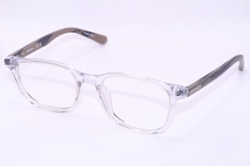 DRAGON DR2026 971 CRYSTAL BRN TEMPLES AUTHENTIC DESIGNER FRAMES EYEGLASSES 53-19