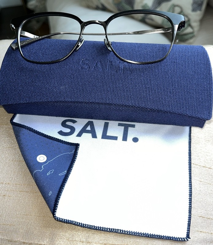 Authentic Salt HENDERSON BSAS 52/19 Titanium Frames Glasses Japanese w/ case