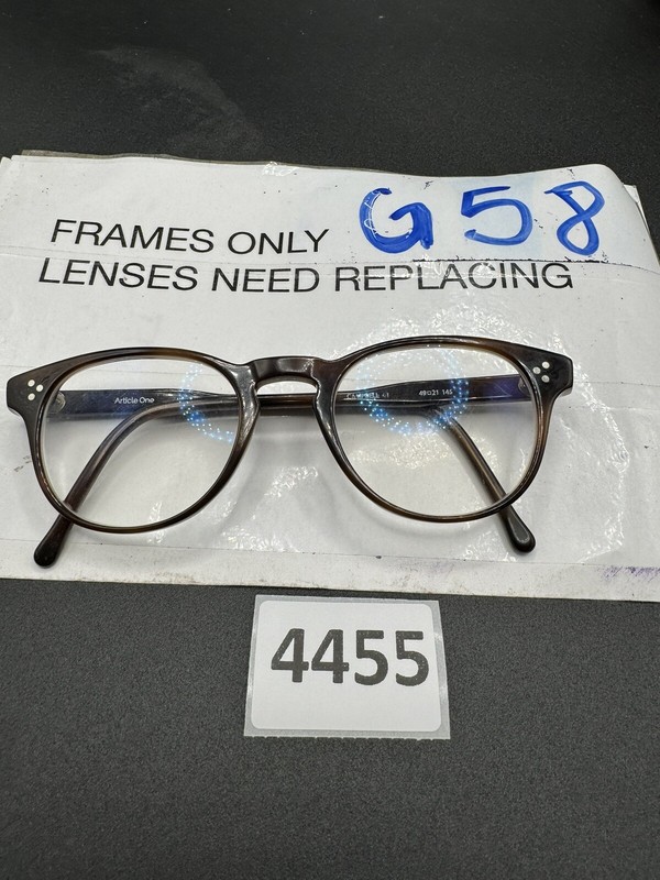 ARTICLE ONE EYEGLASSES FRAME Campbell 49/21/145 Brown Tortoise