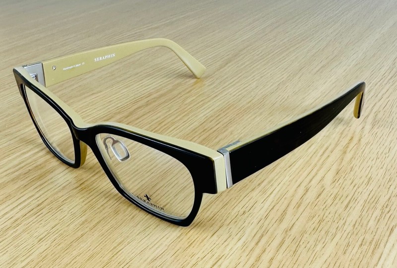 SERAPHIN CHOWEN 8711 Havana/Beige Handmade Eyeglasses Frames 53 16 145