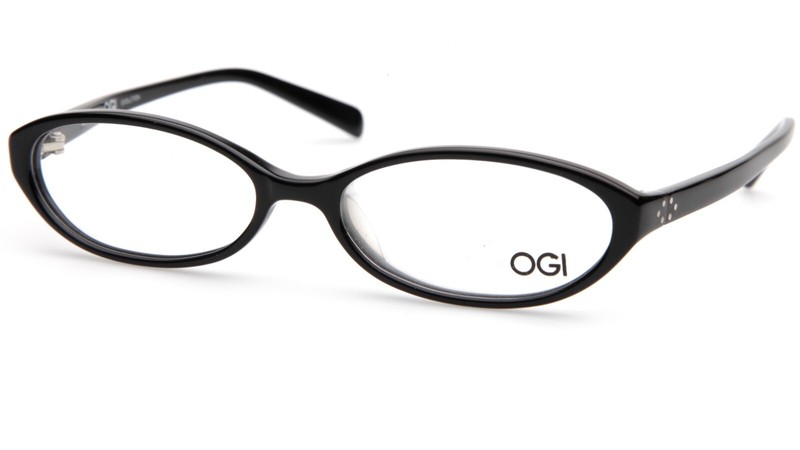 New OGI 9066 / 134 Black EYEGLASSES GLASSES 52-16-135 B26mm Japan