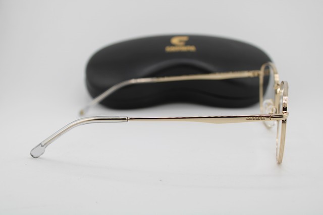 NEW CARRERA 354 KB7 GOLD GUNMETAL CLEAR AUTHENTIC EYEGLASSES 52-20 gallery