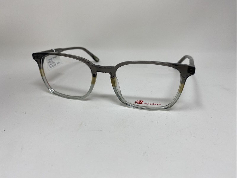 NEW BALANCE EYEGLASS FRAME NB 4111-1 53/19/145 GRAY FADE FLEX HINGE &041 gallery