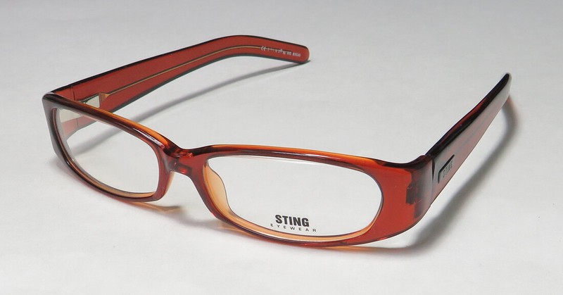 STING BY DE RIGO VS6281 6MM LOGO DESIGNER FULL RIM FRAME CASUAL LOGO EYEGLASSES