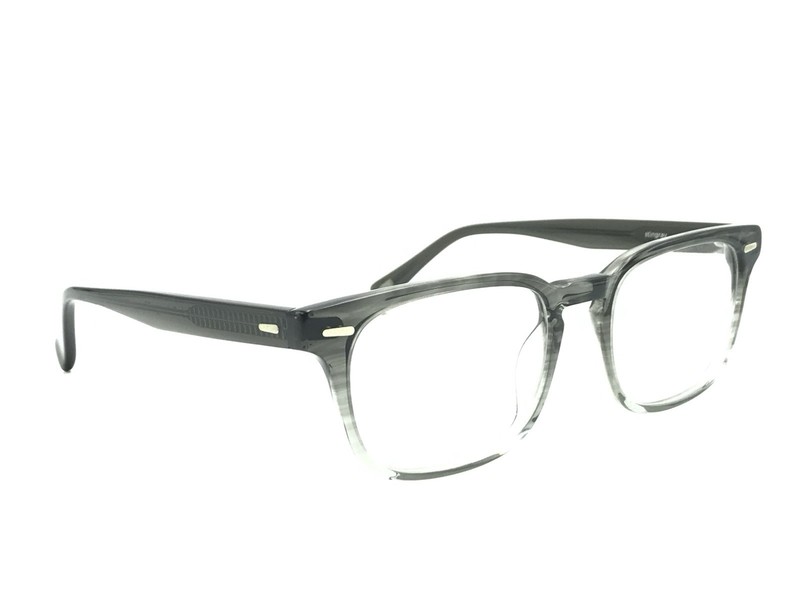 RAEN Doheny II Stingray Grey Horn Square Eyeglasses Frames 51-19 145 NEW