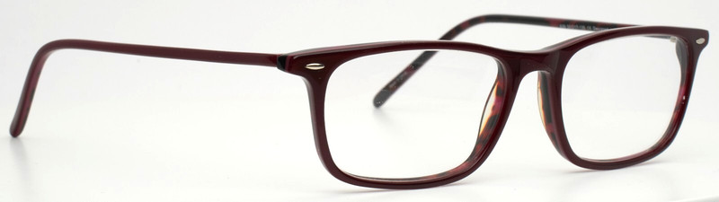 BELLAGIO 839 C02 Burgundy Womens Rectangle Full Rim Eyeglasses 50-17-135 B:32 gallery