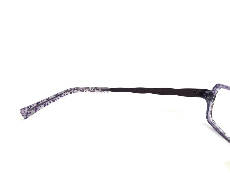Jean Lafont Eyeglasses Frames GRAZIELLA 709 Purple Clear Lattice 56-14-140 gallery
