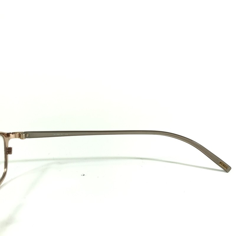 Furla Eyeglasses Frames MOD. IRINA VU4018 COL.300 Brown Gold Cat Eye 55-15-135 gallery