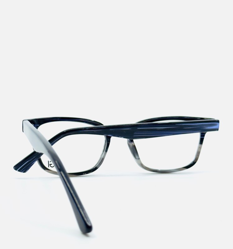 NEW OGI HERITAGE 7166/2083 Black Grey Square Full Rim Eyeglasses 50-18-145 B:35 gallery