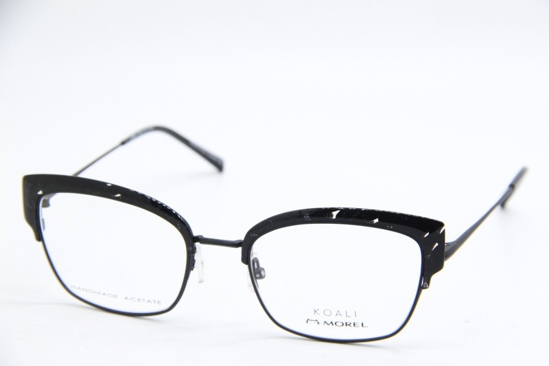 NEW MOREL KOALI 20069K NN13 BLACK GUNMETAL AUTHENTIC EYEGLASSES 54-20