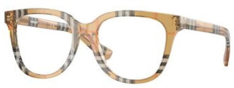 Burberry BE 2439 check sand demo lens 4163 Eyeglasses