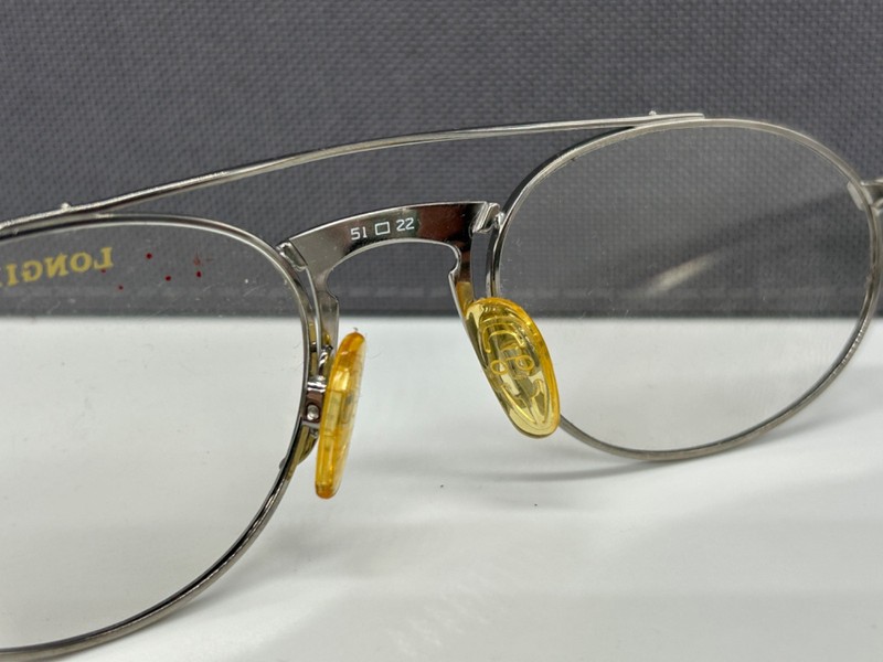 Longines Eyeglasses Frames men Round Oval Pilot Grey Multicoloured 90er Vintage gallery