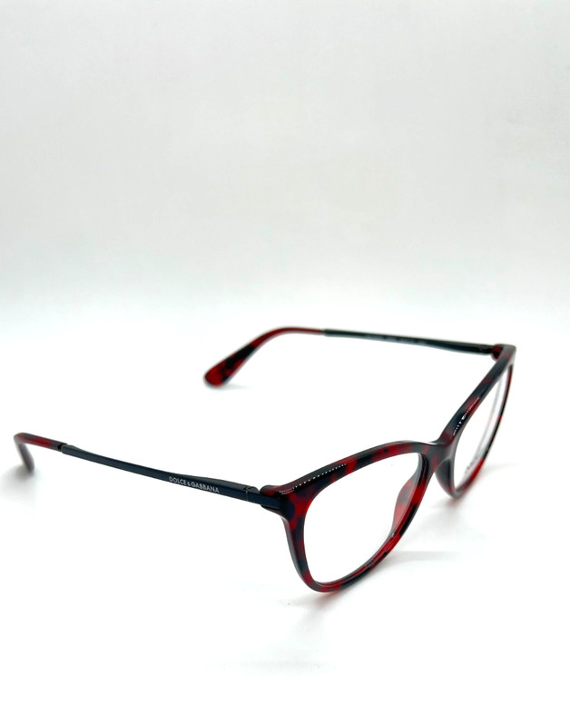 DOLCE & GABBANA DG 3258 2889 Unisex Eyeglasses 54-17-140 Red Havana 100% Authent gallery