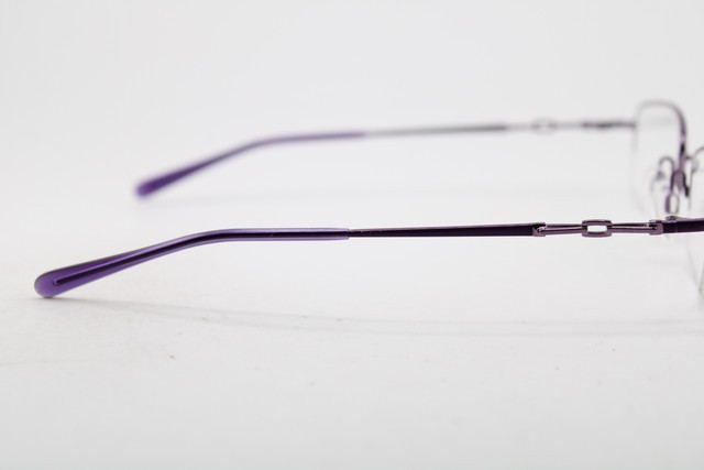 NEW ARISTAR CHARMANT 6881 COLOR-577 PURPLE GUNMETAL AUTHENTIC EYEGLASSES 50-19 gallery