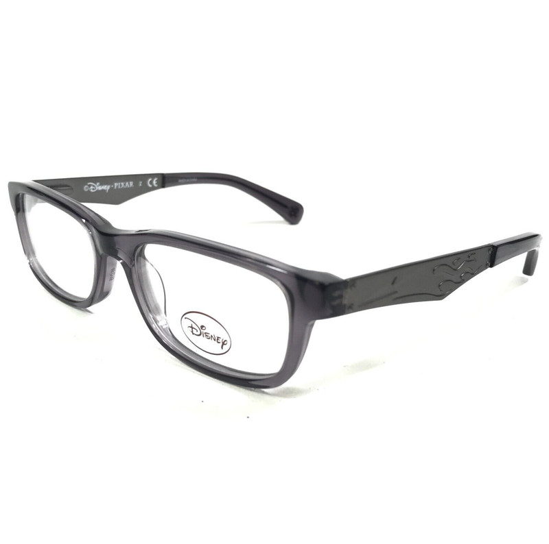 Disney Kids Eyeglasses Frames 3E 2008 1569 Grey Rectangle Flames Cars 46-15-125