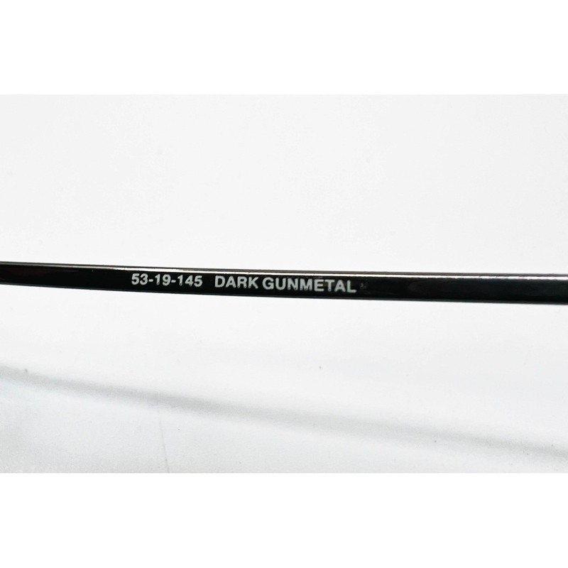 Kirkland Signature Rimrock Eyeglasses Mens Dark Gunmetal Oval Metal 53-19-145 gallery