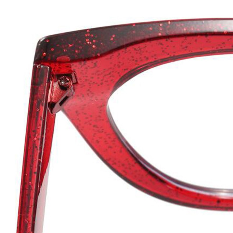 Women Anti-Blue Light Oversize Eyeglasses Clear Lens Cat Eye Glasses Frames New gallery