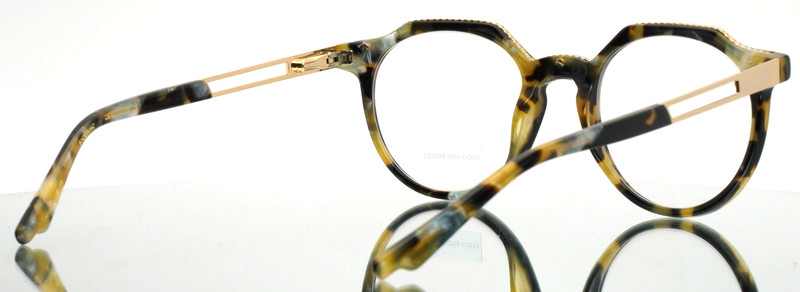 COCO AND BREEZY Genuine 103 Tortoise Gold Womens Eyeglasses 50-20-140 B:44 A gallery