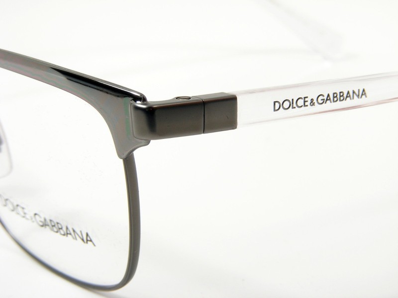 Dolce & Gabbana DG1302 04 Eyeglasses Gunmetal / Clear 53-17-140 Italy NEW gallery