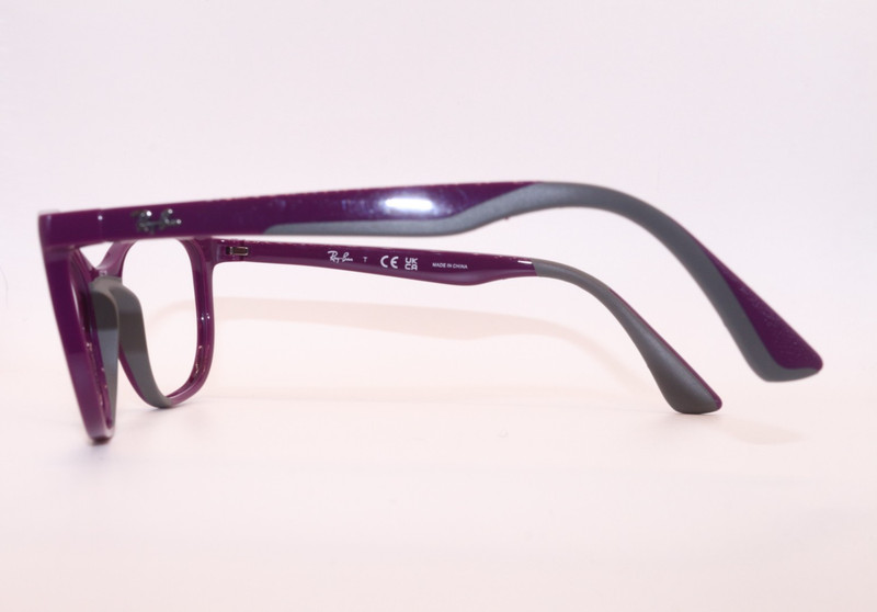 RAY BAN RB 9078V 3948 PURPLE GREY AUTHENTIC DESIGNER FRAMES EYEGLASSES 48-16 gallery