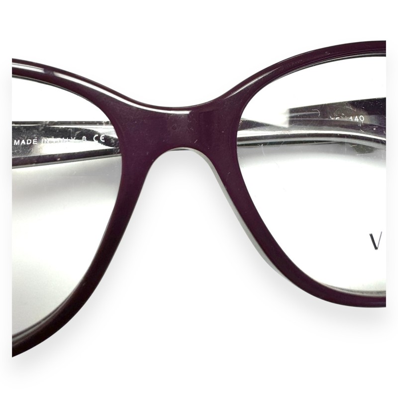 Versace VE 3189-B 5066 Eyeglasses Glasses Dark Violet Purple Crystals 54mm gallery
