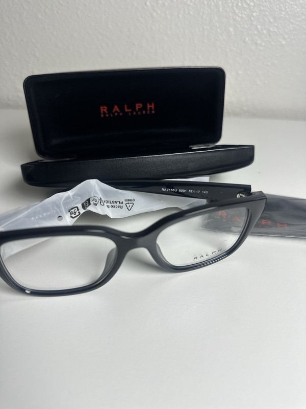 Ralph Lauren Eyeglass Frames R A 7155U 5001 52 17 140 Color Black Brand New