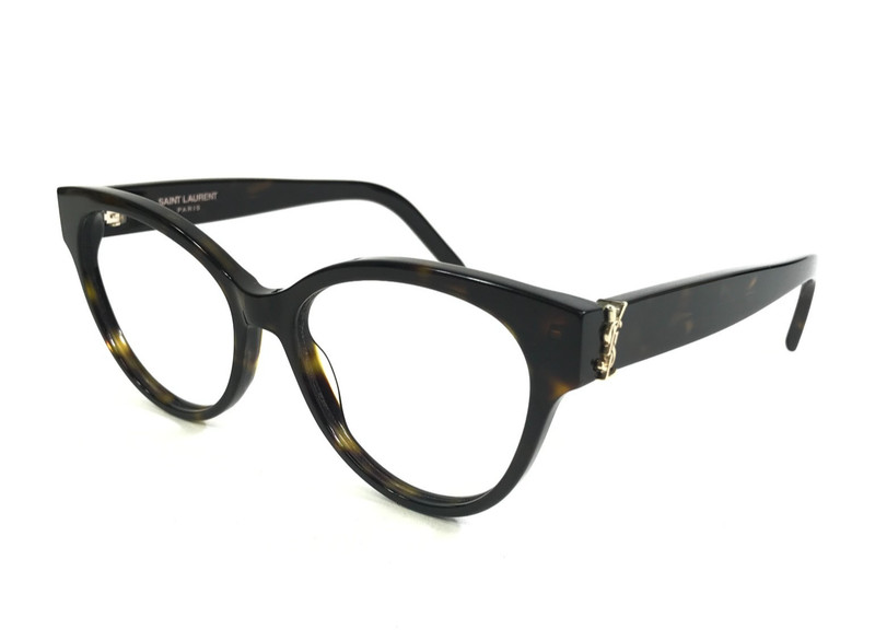 Saint Laurent Eyeglasses Frames SL M34 004 Tortoise Cat Eye Full Rim 53-16-140