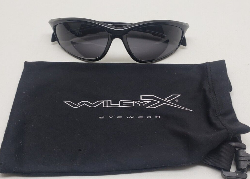 Authentic Wiley X Eyeglasses P-58 WX Z87-2 Black frame Airborne RX READ!!!