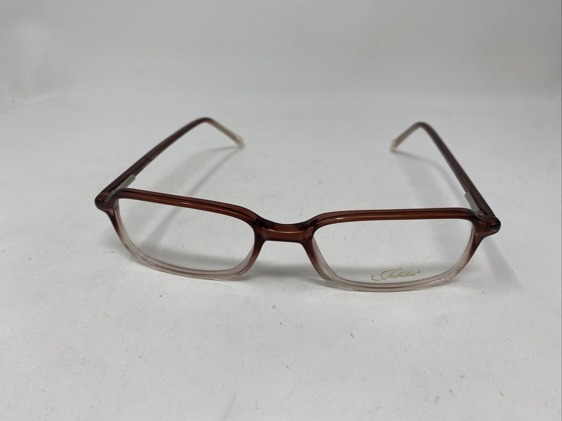 JUBILEE 5718 52/19/140 BROWN FLEX HINGE EYEGLASSES FRAME &N65
