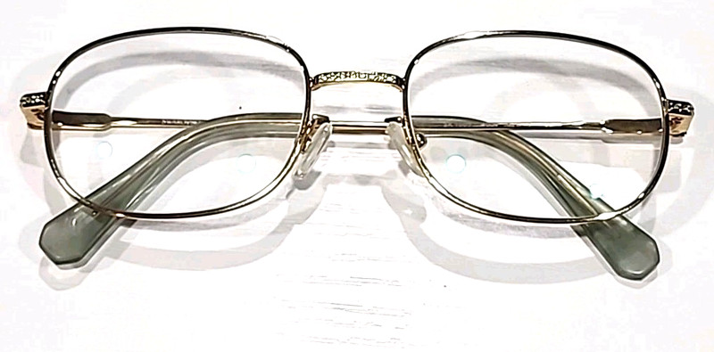 Swarovski SK1005 4004 Gold Metal Square Eyeglasses 52-19 135 Green Crystals gallery