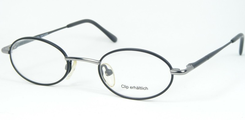 OPTIK BISCHOFF Mod 1064 Col 4 BLACK /SILVER EYEGLASSES GLASSES FRAME 41-19-130mm