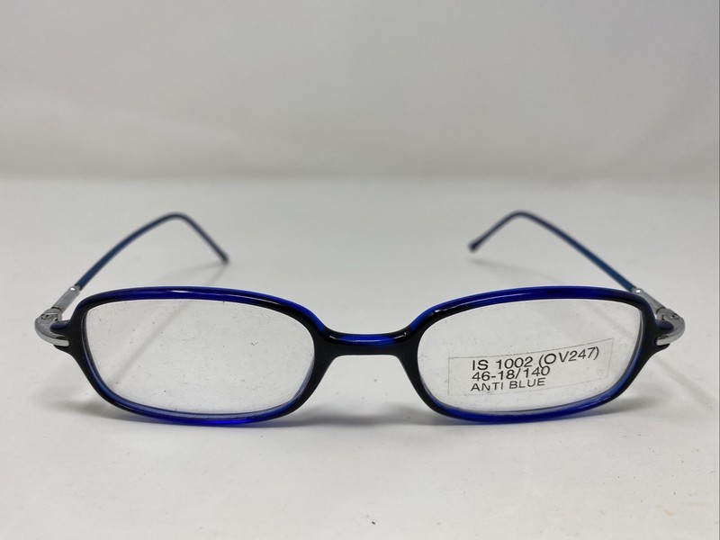Eyewear IS 1002 (OV247) ANTIQUE BLUE 46-18-140 Full Rim Eyeglasses Frame RB08