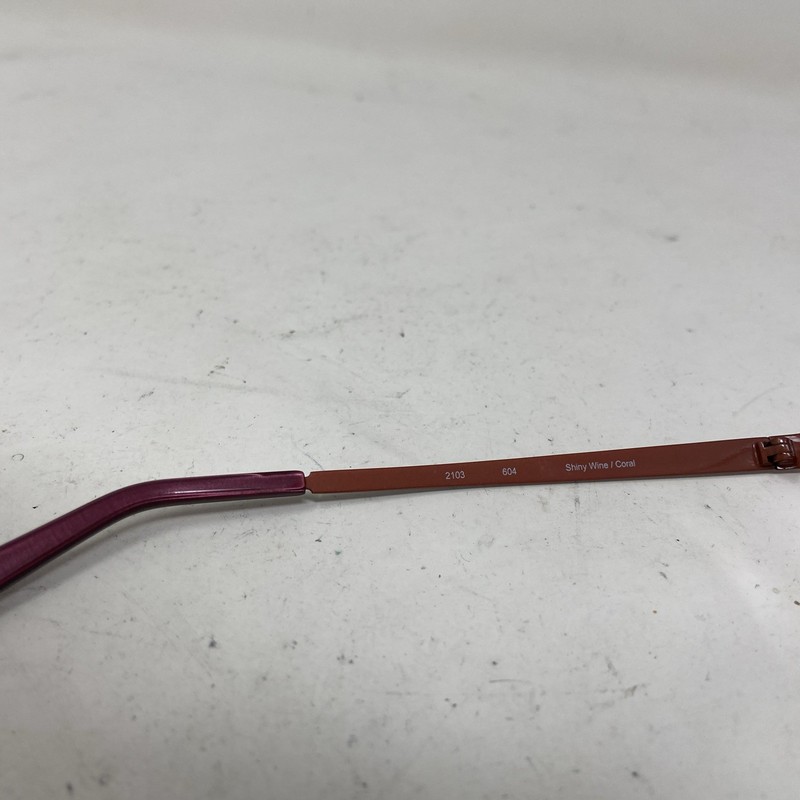 Ti Flex Eyewear 2103 604 Wine Burgundy 52-16-135 Flex Titanium Eyeglasses QX77 gallery